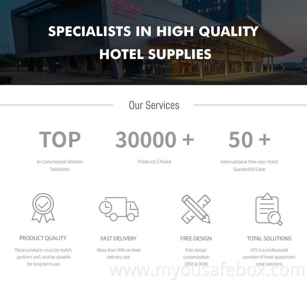 Compact Portable Electronic Hotel Safe for Secure Valuables